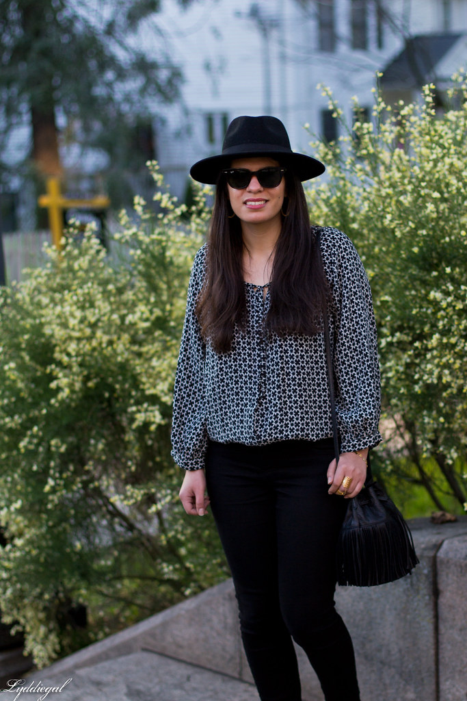 joie blouse, black jeans, fringe bag, wool felt hat-5.jpg