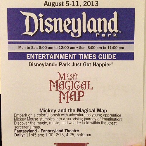 Mickey's Magical Mapの時間。5回開催。