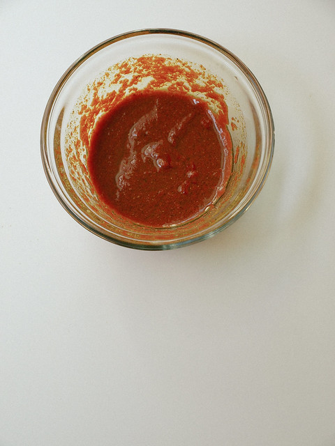 Curry & Sriracha Roasted Cauliflower ....the sauce!