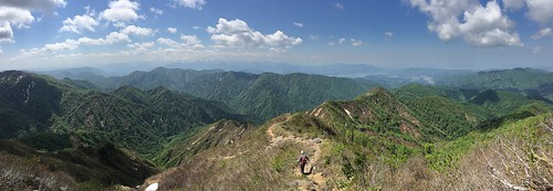 panorama mountain green japan spring asahi fresh 日本 niigata 山 iide 春 新潟 新緑 飯豊連峰 朝日連峰