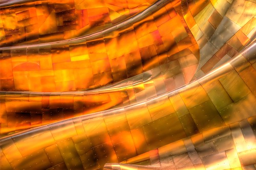 seattle orange gold pacificnorthwest abstracts hdr seattlecenter abstractphotography experiencemusicprojectemp canonrebelxsi fresnatic