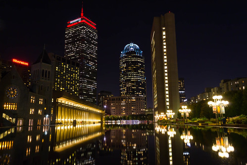 longexposure nightphotography reflection boston night landscape reflecting cityscape nightscape massachusetts clear prudentialcenter