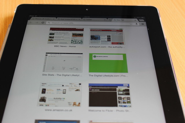Chrome on an iPad