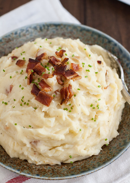 Brown Butter and Bacon Mashed Potatoes