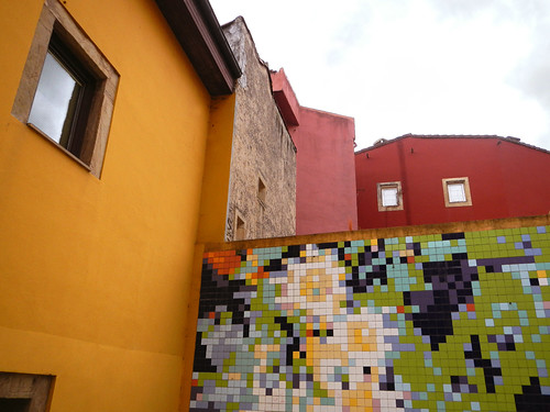 A Tiled Wall in Aviles, Spain