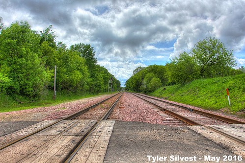 railroad cn track crossing canadiannational