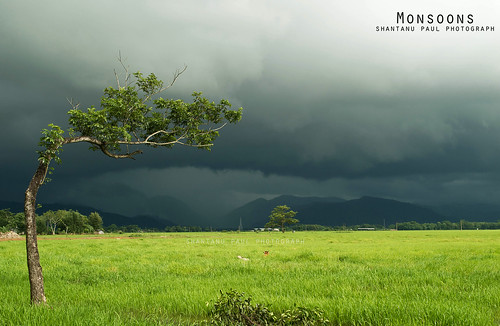 india clouds countryside monsoon fields assam guwahati
