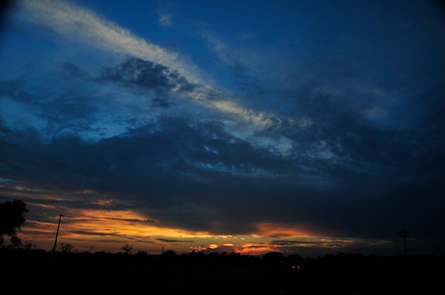 sunset sky texas ledbetter
