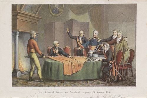 Aanvaarding van het Hoog Bewind door het Driemanschap in naam van de prins van Oranje, 21 november 1813