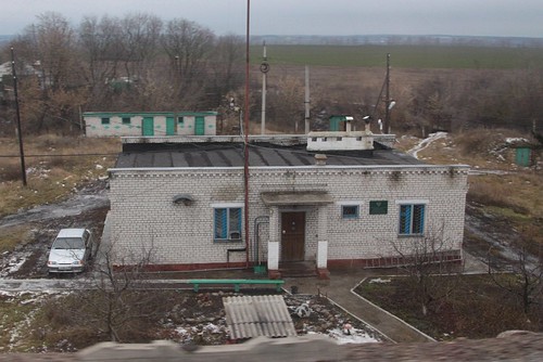 Guardhouse for the Железнодорожный мост через реку Дон (bridge over the River Don) by the village of Донское (Donskoye)