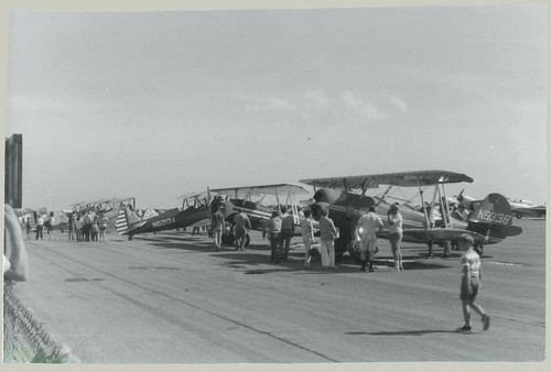 Biplanes on the Runway