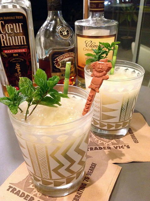 Trader Vic Mai Tai with Appleton 12, La Favorite rhum agricole vieux, Clement creole shrubb, homemade orgeat, and lime juice