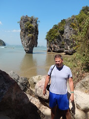 Mark at James Bond Island - Khao Phing Kan - Ko Tapu - Phuket