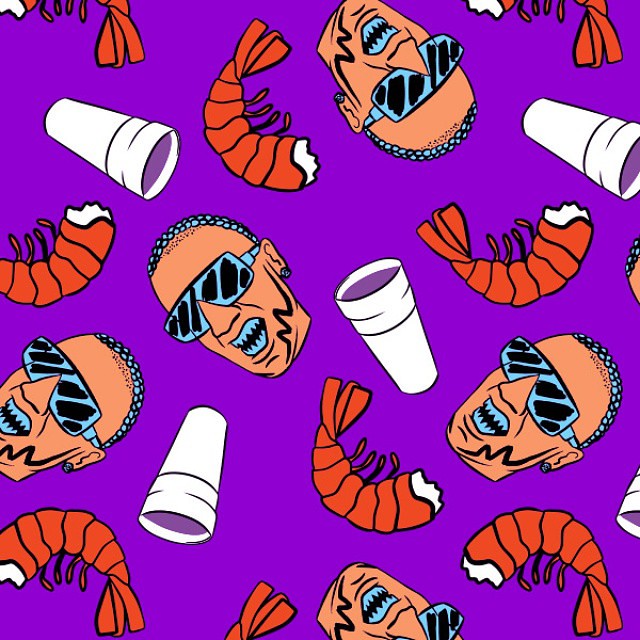 Art for new @jodyhighroller socks available for preorder tommorrow with the Purple Icon, chopped by @ogronc on @maddecent