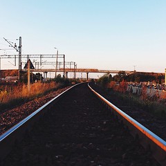 Last one today from the Wandering through Poland series, Part III, cemeteries edition.... :-) The train tracks lie right along both cemeteries. I remember crossing them when I was little after we've arrived in Kozlow