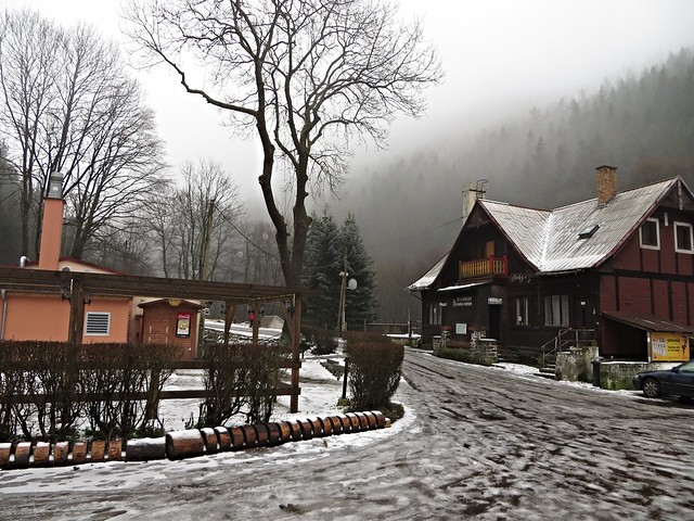 visit prague in winter, penzion in the chomutov, snow in czech republic