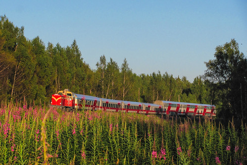 summer train finland diesel july locomotive vr intercity 2010 vaasa dv12 finnishrailways ic57