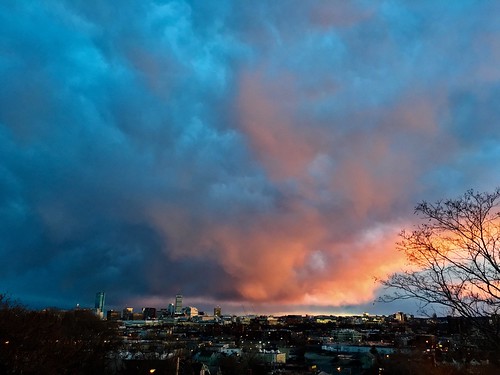 sunset sky weather clouds massachusetts newengland somerville pw prospecthillpark