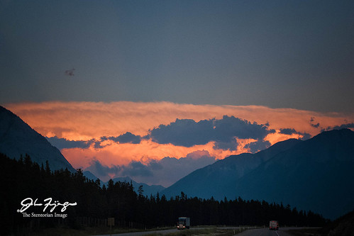 sunset canada clouds landscape photography alberta banff banffnationalpark improvementdistrictno9