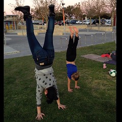 Handstand fun with my niece ^_^