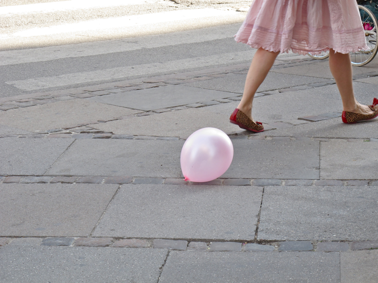 Pink balloon