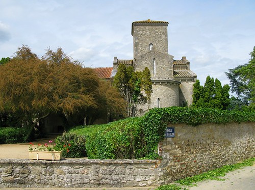 trees france spring afternoon centre towers 19thcentury may churches villages medieval walls stonewalls steeples mediaeval 16thcentury hedges 15thcentury carolingian loiret 9thcentury stonebuildings germignydesprés oratorychurches theodulfbishopoforléansapproximately760821 theodulfoforléansca760821