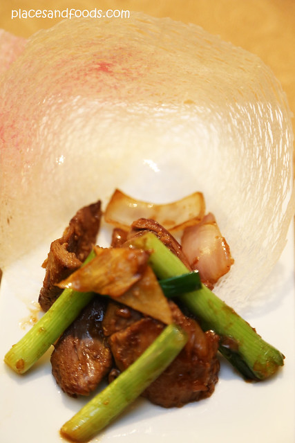 wan li stir fried duck with spring onion