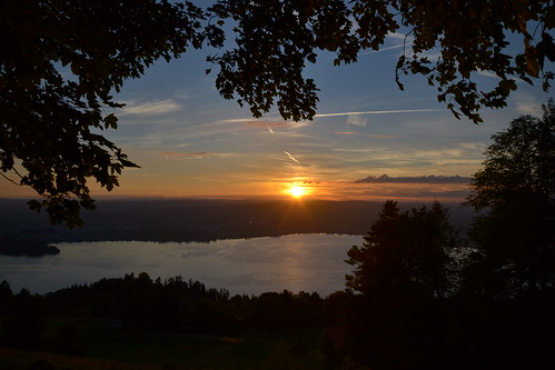 blue sunset orange lake leaves schweiz switzerland see sonnenuntergang suisse suiza july zug juli blau svizzera blätter zugersee zugerberg nikond3100