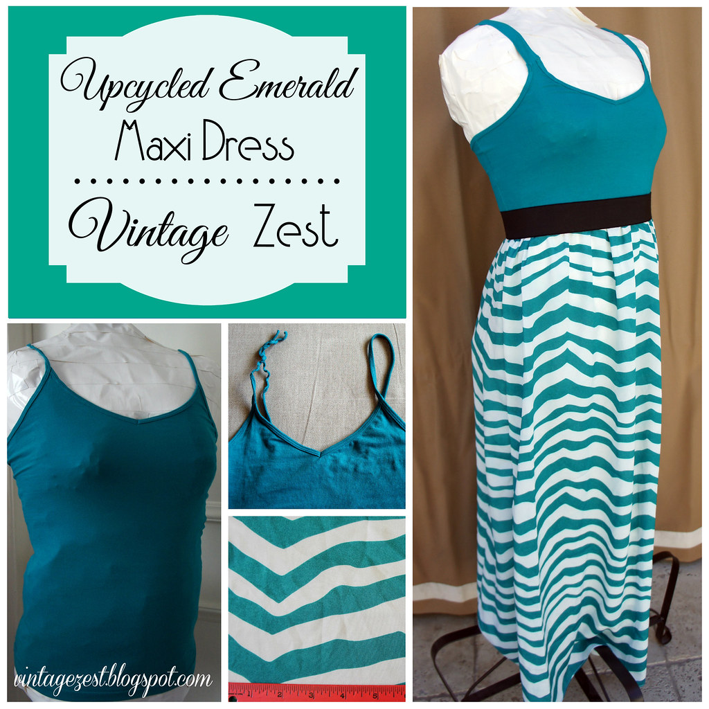 Tutorial: Make Your Own Maxi! + Upcycle a Camisole with Broken Straps ...
