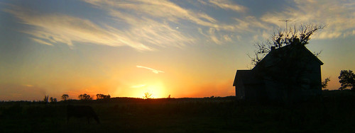 old sunset building abandoned silhouette farm country manitoba prairies friday13th teulon 113picturesin2013
