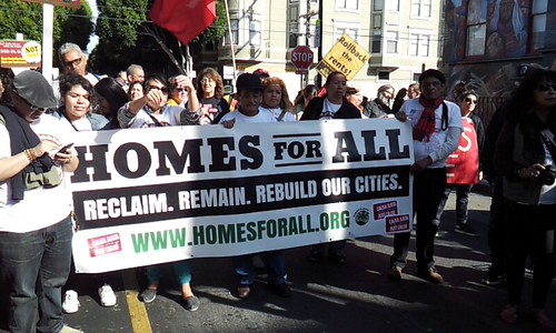homes for all, ellis act evictions, calle24, san francisco, mission district