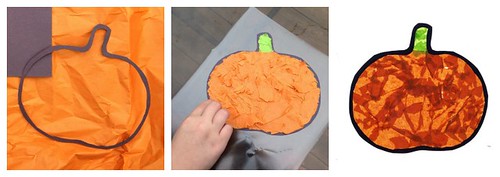 tissue paper pumpkin 2