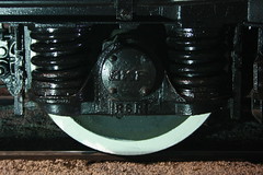 Close up of engine wheels at Hualamphong
