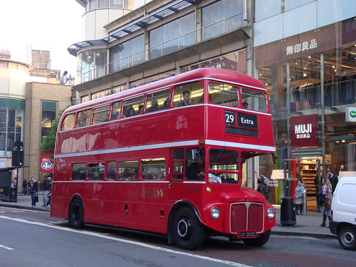 Timebus RML2263 on Route 29, Tottenham Court Road/Centrepoint