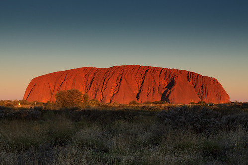 sunset nt australia uluru northernterritory australia2013