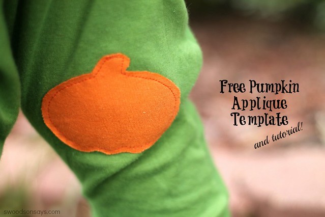Free Pumpkin Applique