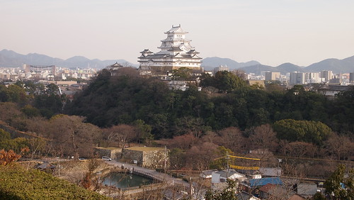 姫路城十景「男山から見た姫路城」