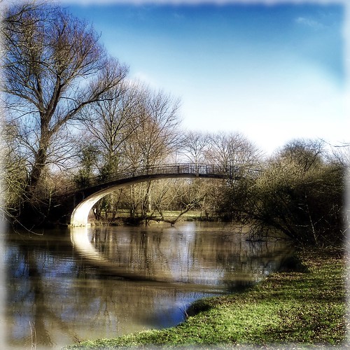 bridge nature river landscape parks oxford cherwell
