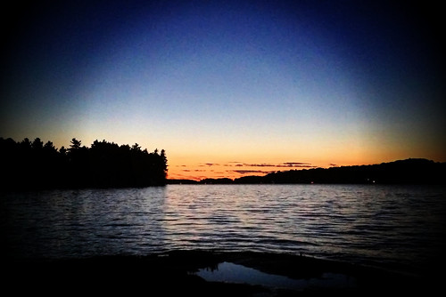 sunset lake muskoka