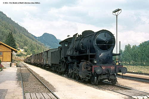 italy train tren italia eisenbahn railway zug steam freight fs southtyrol 280 ferroviedellostato pustertal francocrosti class741 741320