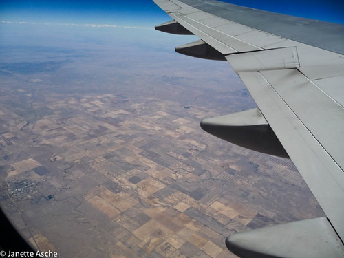 travel usa america colorado flight dry farmland springfield qantas viewfromplane