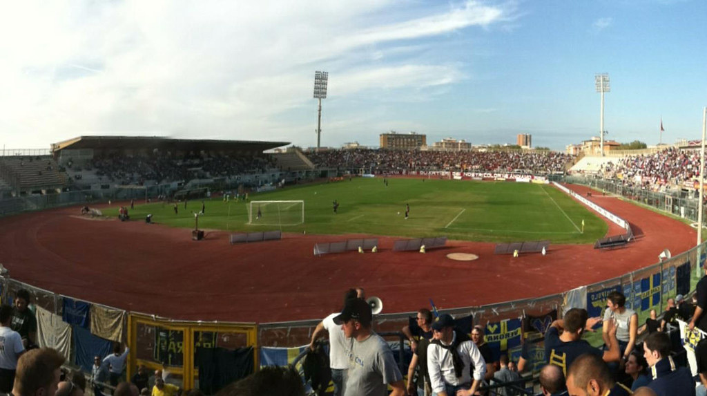 Una veduta dello stadio 