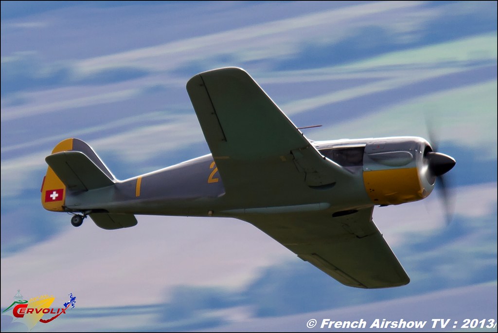 Replique Spitfire P-51 Mustang Focke Wulfe MM Quincy et Wim van den Brand a Cervolix 2013