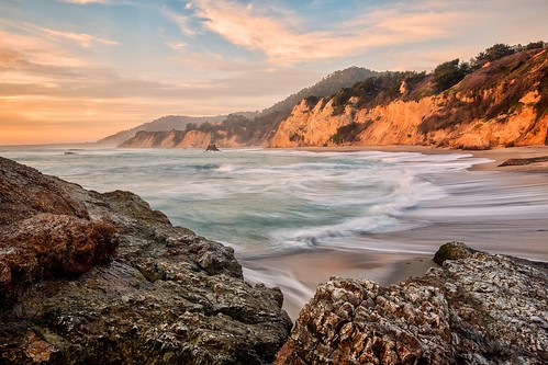 ocean california sunset seascape beach landscape coast pacific shore greyhoundrock greyhoundrockcountypark