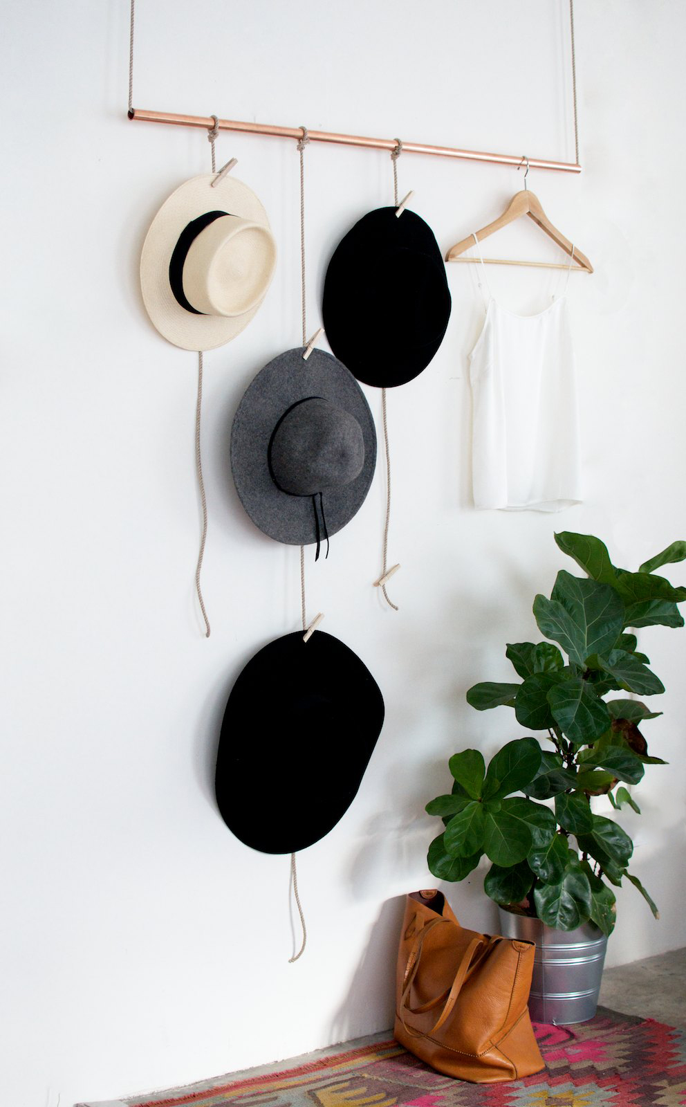 Hogyan: Egyszerű kalaptartó otthonra - Sapka Kalap
