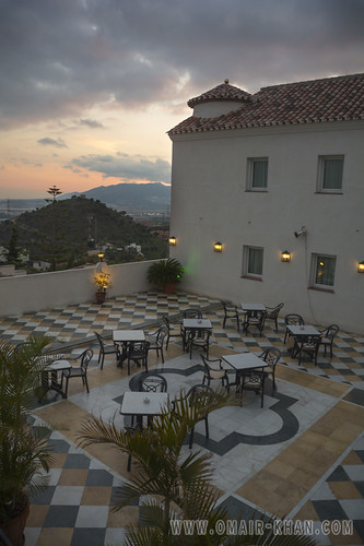 sunset restaurant spain terrace balcony andalucia malaga lanai amador