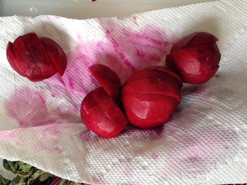 beets for natural dye-free pink icing
