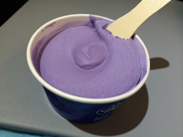 Ube ice cream - Philippine Airlines