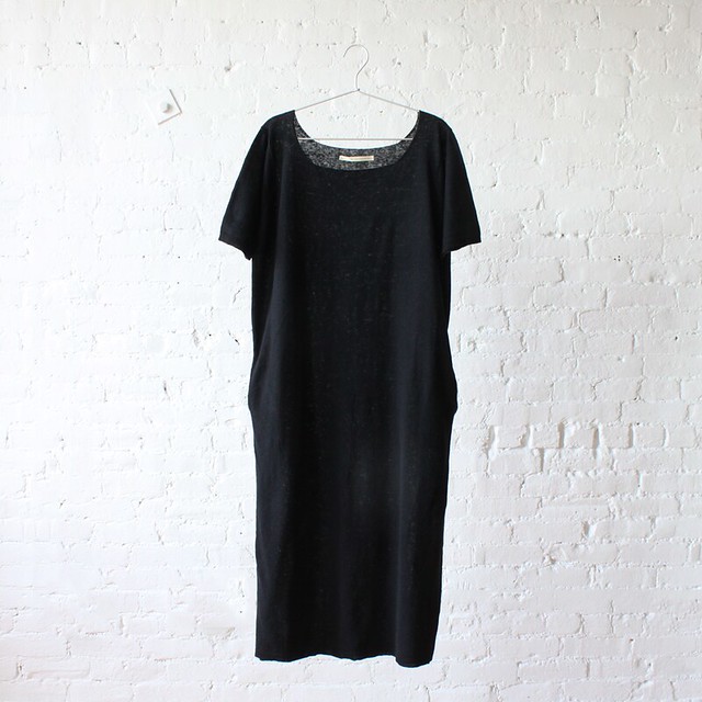 Lauren Manoogian Tall T Dress // Black