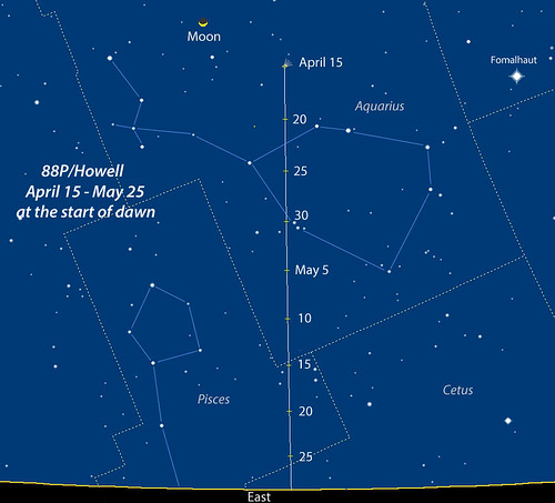 Comet 88P/Howell Finder Chart